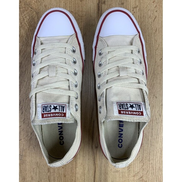 CONVERSE Chuck Taylor ALL STAR OX 159485F Low Top Natural Ivory Sz M6.5 Wm 8.5 - Picture 12 of 14